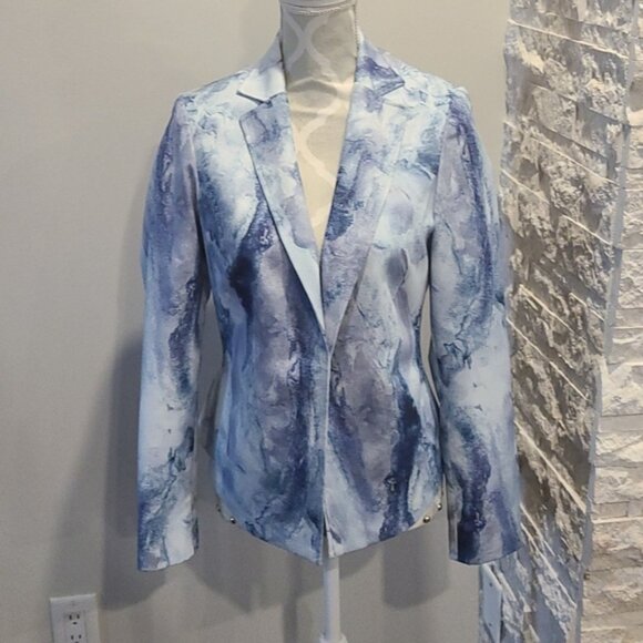 FREDA'S Watercolor textured feel blazer - Picture 1 of 7